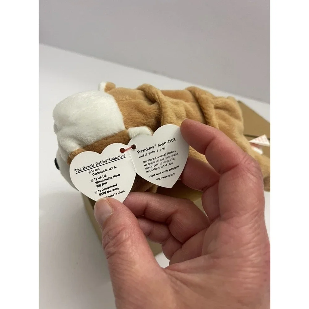 TY Beanie Baby Wrinkles 5-1-96 Style 4103 P.V.C. Pellets